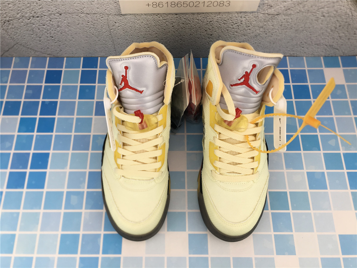 OG Batch Off-white x Air Jordan Retro 5 SP DH8565 100